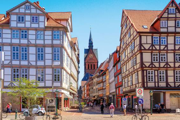 Blick in die Altstadt von Hannover